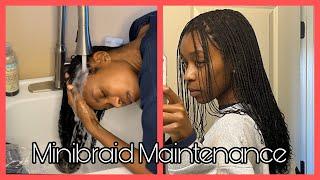 How I Maintain My Mini Braids | UPDATED