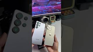Samsung galaxy S25 Ultra Iphone 16 pro max look impressions Digital technology #shorts