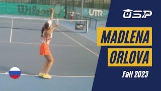 Madlena Orlova - Tennis Recruiting Video - Fall 2023