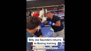 Billy Joe Saunders training