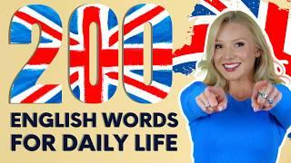 200 English Words for Everyday Life | English Vocabulary Masterclass