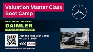 Valuation of Daimler - Valuation Master Class Boot Camp