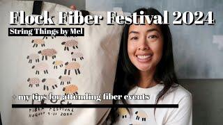 My Flock Fiber Festival experience + tips for attending fiber events