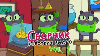 Сборник коротких видео vol.1 | Привет, это Кот! Короткие вертикальные мультфильмы