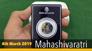 King Bullion - Lord Shiva 10 Gram Silver Coin | Indian Bullionaire