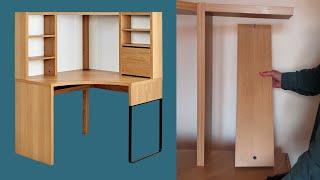 Ikea Micke corner desk assembly