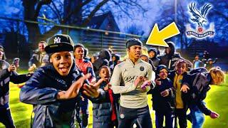 14 Year Old Crystal Palace Superstar Steals the Show!(1V1s for £500) | Thestreetzfootball.com