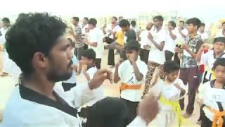 Nellore Martial arts Kicks Frent side Video 02