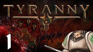 Tyranny PC cRPG - Character Creation - Part 1 Let's Play Tyranny