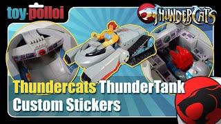 Vintage Thundercats ThunderTank custom Stickers - Toy Polloi