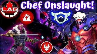 AW Chef Onslaught Cooking!! Baron Zemo Makes His War Debut! Tactic Fights! - Marvel Contest Champs