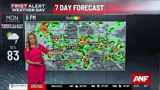 First Alert Forecast: Driest day of the weekend today, storms roll in late tonight-May 24, 2025