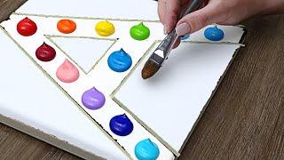 Easy Acrylic Painting Ideas｜Satisfying and Relaxing Art Videos