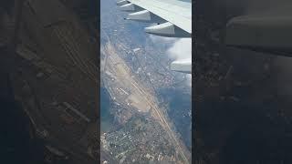 Bangkok City, Thailand View from an Airplane Window