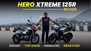 Hero Xtreme 125R Review | Top Speed, Handling, Braking, Comfort