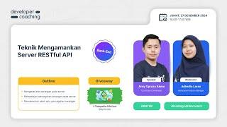 #DevCoach 181: Back-End | Teknik Mengamankan Server RESTful API