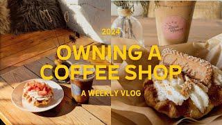 OWNING A CAFE | Behind the scenes, late nights, baking after hours, work-life balance, 15-hr days ️