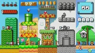 What if Mario Maker 2 Had Additional Game/Level Themes? (Via Mario Maker 1 Mods!)