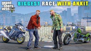 Biggest Race With Ankit In Los Santos | Gta V Gameplay