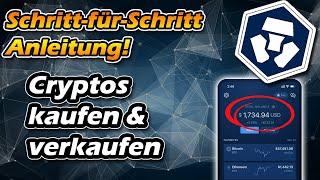 Crypto.com Krypto kaufen und verkaufen | deutsche Anleitung Schritt-für-Schritt