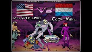 FightCade 2 JoJo's Bizarre Adventure - ▶ MasterChief982 VS .:Cock-Man:. - Top Players [FT3]