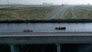 Dorestadraid 2023: Sail and oar boats on Friesian Lakes