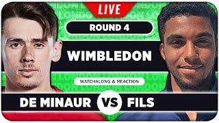 DE MINAUR vs FILS • Wimbledon 2024 • LIVE Tennis Talk Watchalong