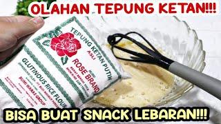 BUNDA PUNYA STOK TEPUNG KETAN DI RUMAH?? DI BIKIN GINI AJA BISA BUAT ISI TOPLES LEBARAN!!