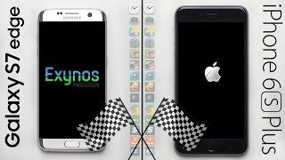 Galaxy S7 Edge (Exynos) vs. iPhone 6S Plus Speed Test! (REMATCH)