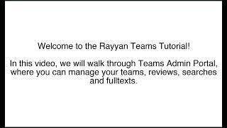 How to use Rayyan Teams Subscription | Tutorial | Systematic and Literature Reviews