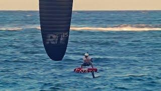 Alex Soto High Speed Foiling Crash at Kitebeach.