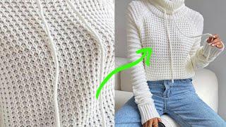 Very Easy Embossed Pattern for Warm Clothes