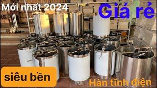 Thùng quay mật 2,3,4,6 cầu inox hoàn toàn, hàn tĩnh điện, KHÔNG NHIỄM. SIÊU BỀN, GIÁ RẺ. 0969990324