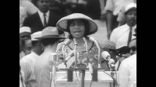 Marian Anderson at the Lincoln Memorial