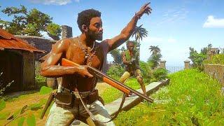 Cuban Military vs Rebels | Red Dead Redemption 2 NPC Wars 110