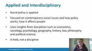 Social Policy – the course for you?