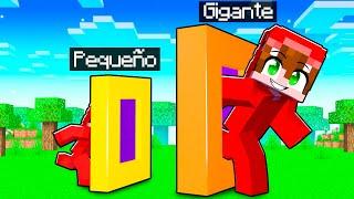 Trolleé a mis Amigos con Portales de Tamaño en Minecraft!