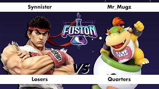 Fusion # 193 - Synnister (Ryu) vs Mr_Mugz (Bowser Jr.) - Losers Quarter Final