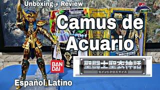 Saint Seiya | Camus de Acuario | Myth Cloth BANDAI | Unboxing + Review en Español Latino