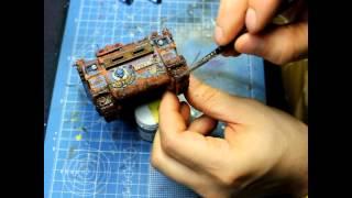 How to paint wet mud