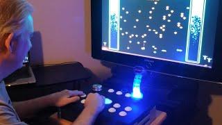 Easy DIY 80's Arcade Stick/Spinner/Trackball with Newly Manufactured Arcade 1Up components (vid#44)