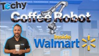 Unveiling the Coffee Robot: Techy Cafe Franchise inside Walmart