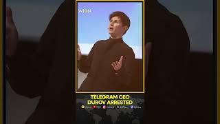 Telegram Founder - CEO Pavel Durov arrested in France | Breaking News | WION Shorts