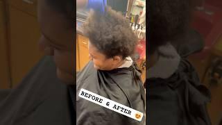 BEFORE & AFTER TRANSFORMATION#natural #transformation #fyp #youtubeshorts #ponytail #hairstyle