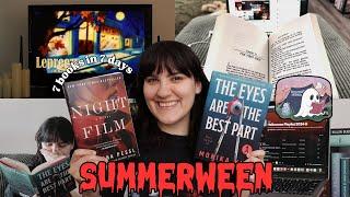 Summerween Reading Vlog  reading 7 books in 7 days 