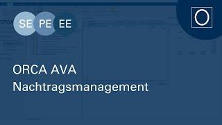 ORCA AVA | Nachtragsmanagement (Reupload)