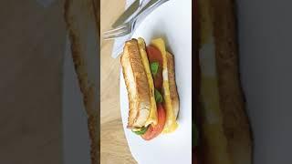 #breakfast #toast with #egg and #tomatoes. #cooking with pepe