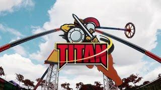 Titan Giant Frisbee Ride! 2017 La Ronde Montreal Canada Six Flags
