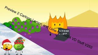 Preview 2 Cartoon Lemon and Lime Fan 2024 VD Stuff V253