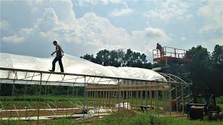 Hydroponic Greenhouse Build From Start to Finish